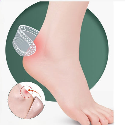 1 Pair Soft Gel Heel Cushions for Shoes - Comfortable & Tighter Fit Inserts for Men and Women, Transparent Design with Dotted Pattern for Enhanced Support, Shoe Comfort Accessories | Nonslip Shoe Pads | Durable Shoe Inserts
