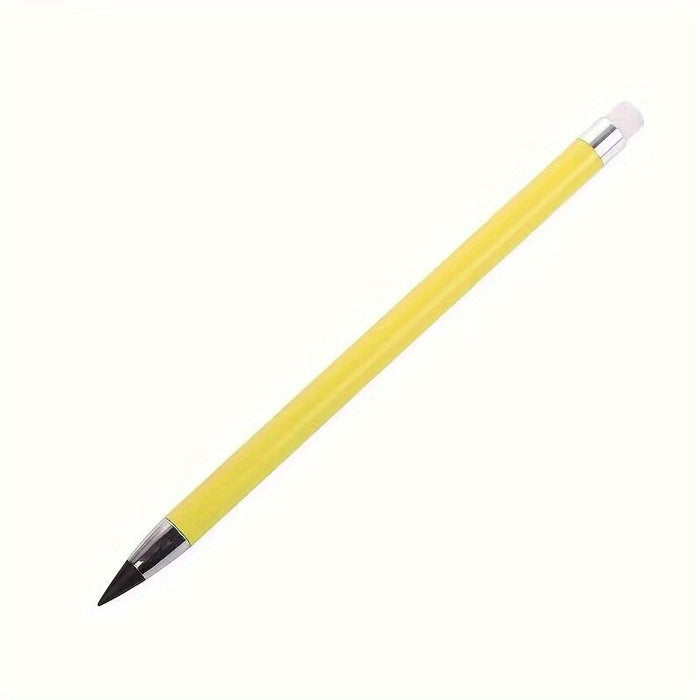 1pc Pencil that Never Runs Out Without Sharpening, Black Technology with Eraser, Macaron Color, Durable and Creative Pencil