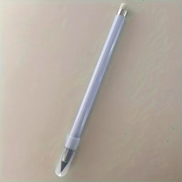 1pc Pencil that Never Runs Out Without Sharpening, Black Technology with Eraser, Macaron Color, Durable and Creative Pencil