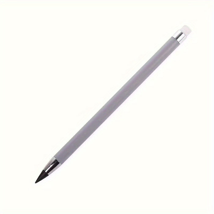 1pc Pencil that Never Runs Out Without Sharpening, Black Technology with Eraser, Macaron Color, Durable and Creative Pencil