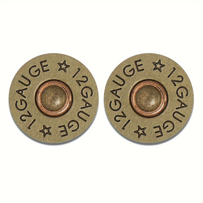 2pcs Bullet Design Absorbent Car Cup Holder Coasters - Fit for Vehicles, Home & Desk - Stylish Auto Interior Accessories for Men & Women