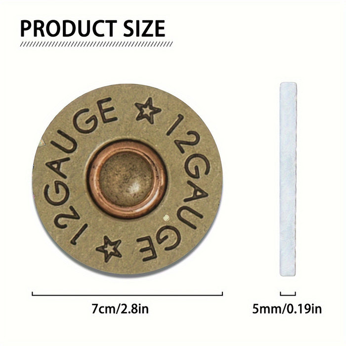 2pcs Bullet Design Absorbent Car Cup Holder Coasters - Fit for Vehicles, Home & Desk - Stylish Auto Interior Accessories for Men & Women