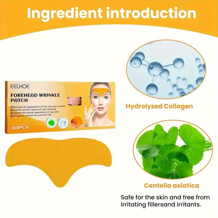 10pcs Forehead Firming Patches - Instantly Smooth & Soften, Dramatically Lift & Tighten Skin