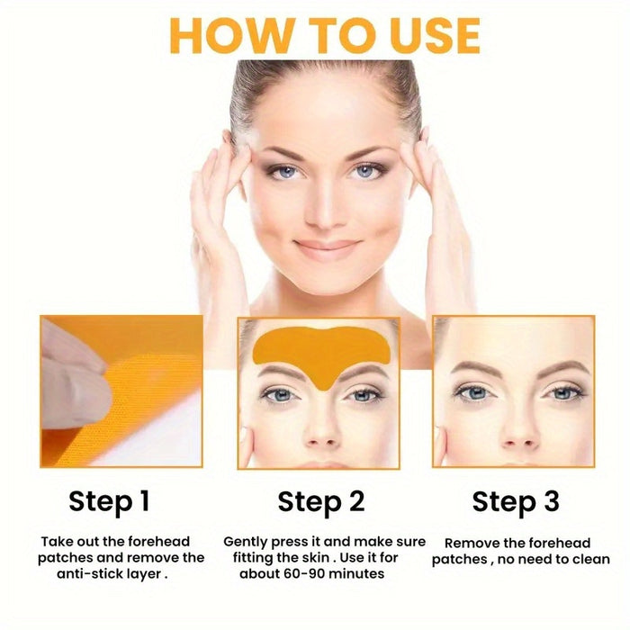 10pcs Forehead Firming Patches - Instantly Smooth & Soften, Dramatically Lift & Tighten Skin