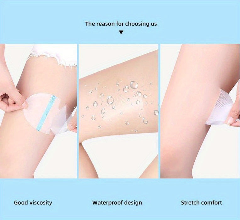 [Invisible Sweat-Absorbing Body Care] 10/20/40pcs Invisible Anti-Friction Thigh Tape - Sweat-Absorbing, Disposable Body Care Stickers