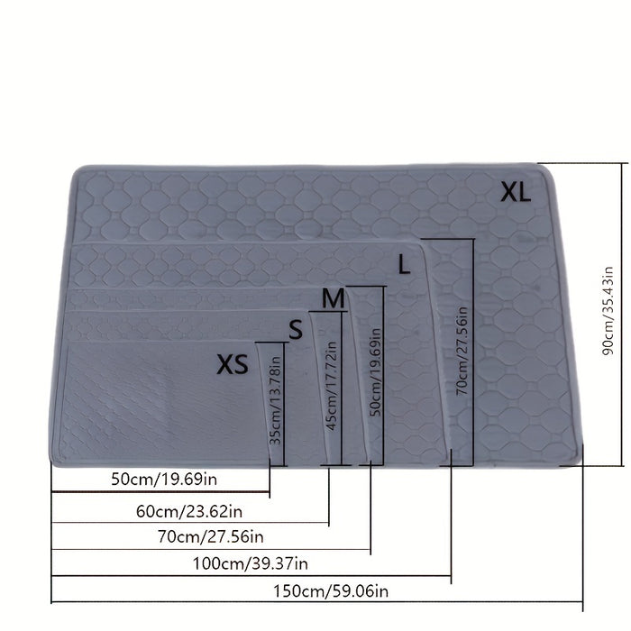 Washable Reusable Pet Pee Pad - Four-Layer Waterproof Dog Training Pad with Absorbent Core - Ideal for Housebreaking, And Travel - Cat Diaper And Dog Mattress Alternative Christmas Gift