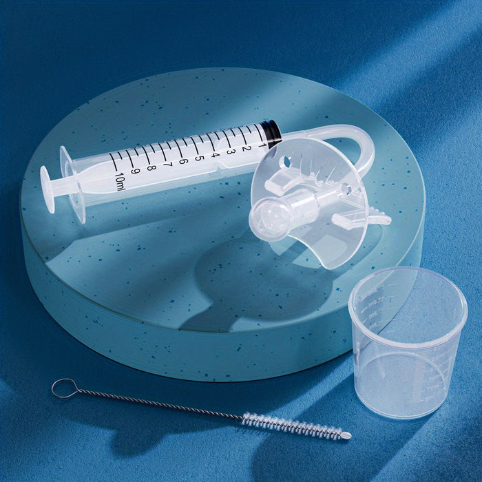 1pc Silicone Syringe Baby Pacifier Feeder, Food Fruit Milk Juice Medicine Feeder, Christmas Halloween Thanksgiving Day Gift