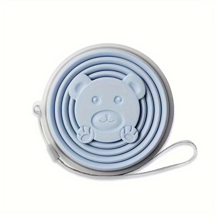 1pc 180/270/320ml Portable Folding Water Cup,  Silicone Food-Grade, Camping, Travel, Outdoor, for Brushing Teeth