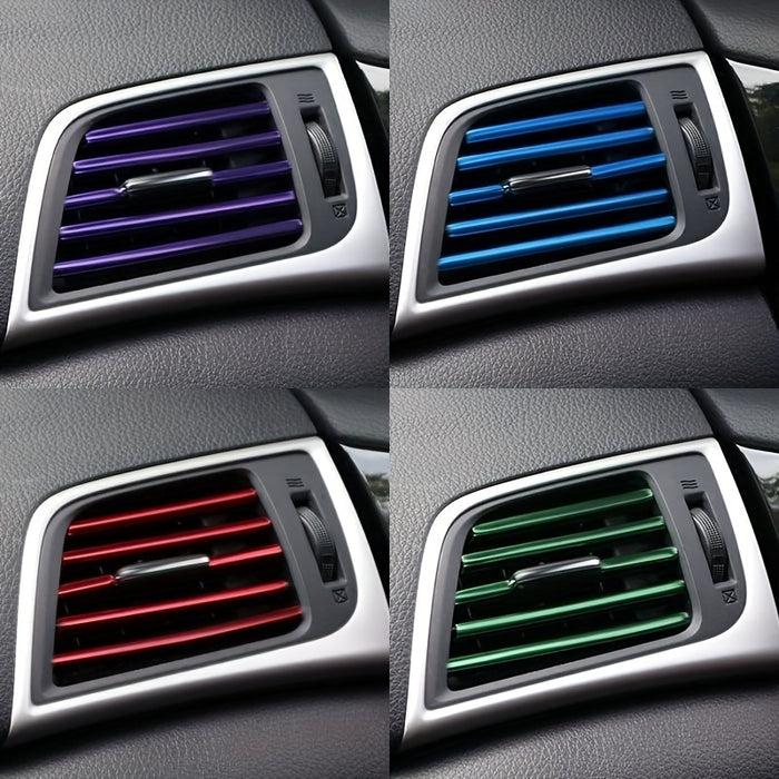 10pcs 10 Pcs Car Air Conditioner Outlet Decorative U-Shape Moulding Trim for Car Styling Door Edge Corner Protector