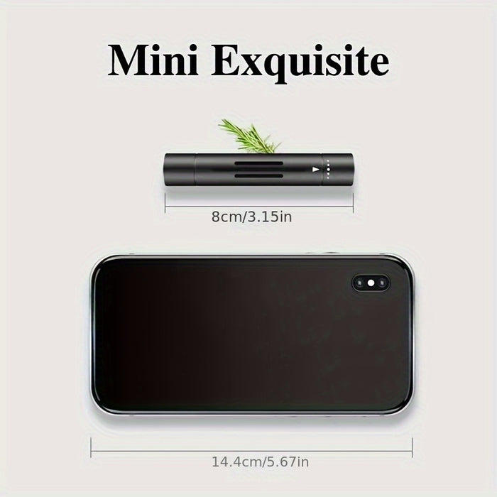 Car Air Freshener Vent Clip with Essential Oil Scents - Aromatherapy Diffuser for Refreshing Fragrance - 5 Scent Sticks and Holder