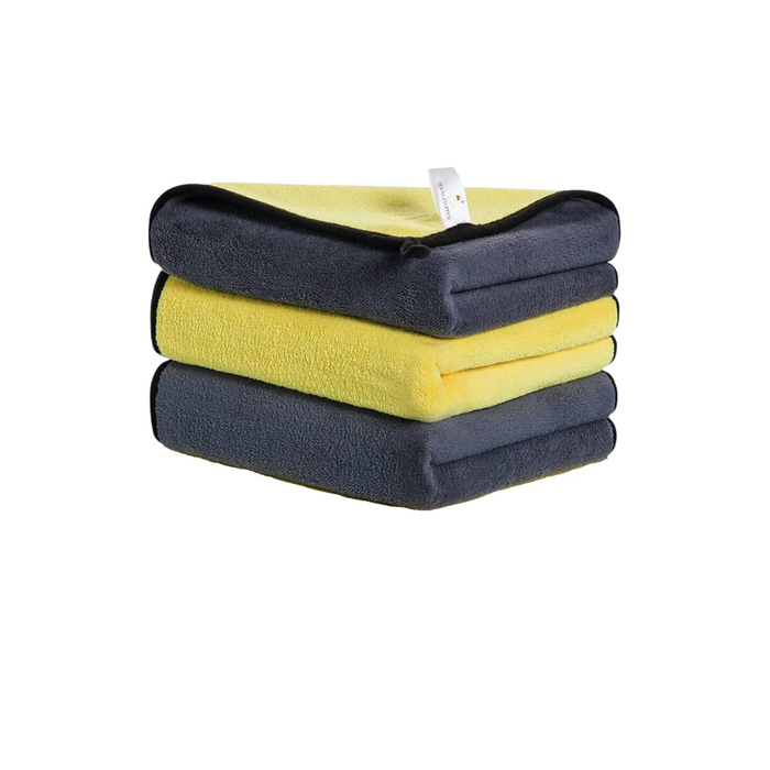Microfiber Car Cleaning Towel Thicken Soft Drying Cloth Auto Body Washing Towels Double Layer Clean Rags Detailing