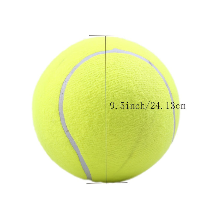 1pc Interactive Dog Toy - 24cm/9.5in Pet Tennis Ball For Training And Playtime