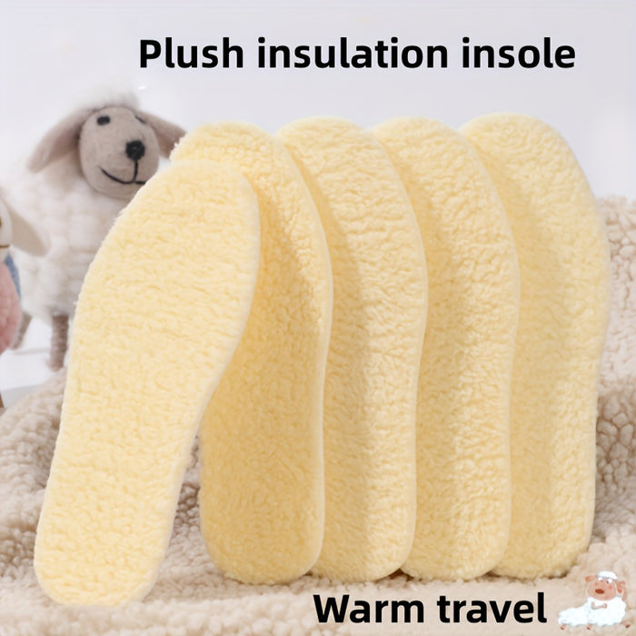 Winter Plus Velvet Thickened Cuttable Insoles - Sweat-Absorbing Moisture-Proof Comfortable Insoles
