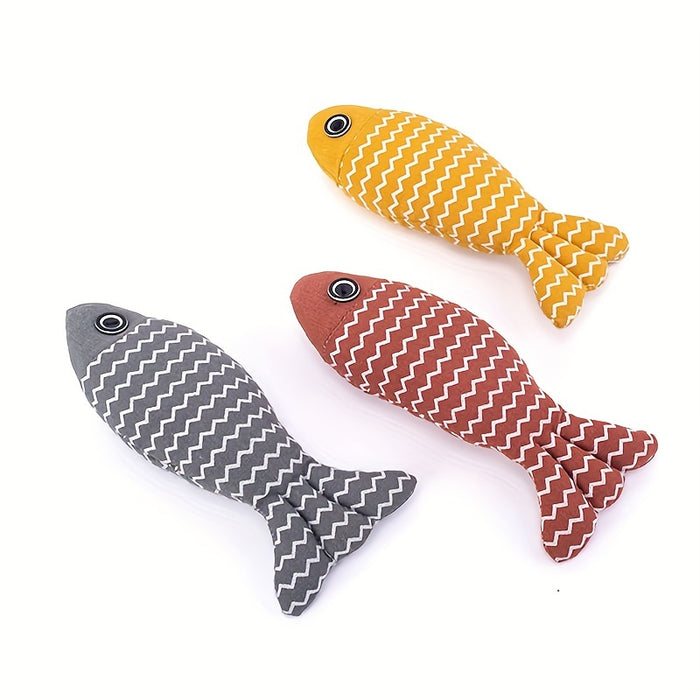 Durable Plush Cat Toy: Realistic Pillows for Indoor & Outdoor Teeth Grinding