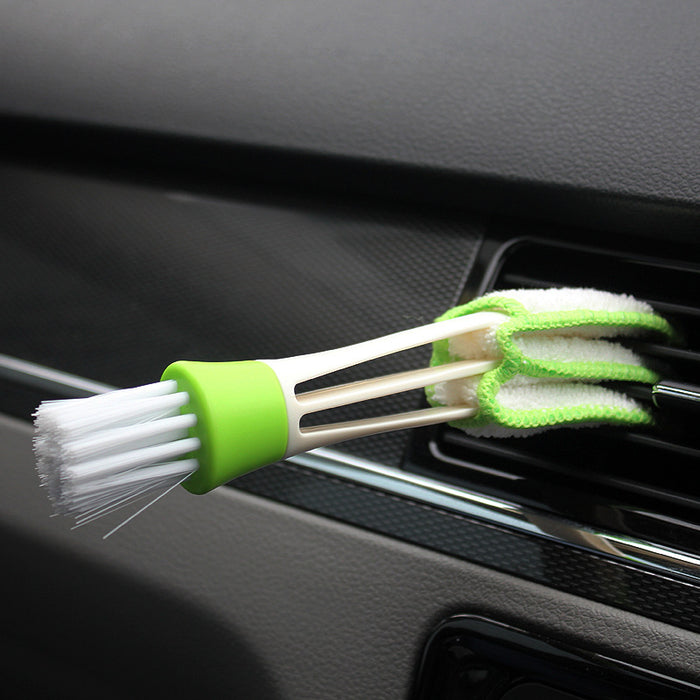 2-in-1 Car Air Conditioning Vent Dust Cleaner: Internal Cleaning Tool for Interior Air Vents