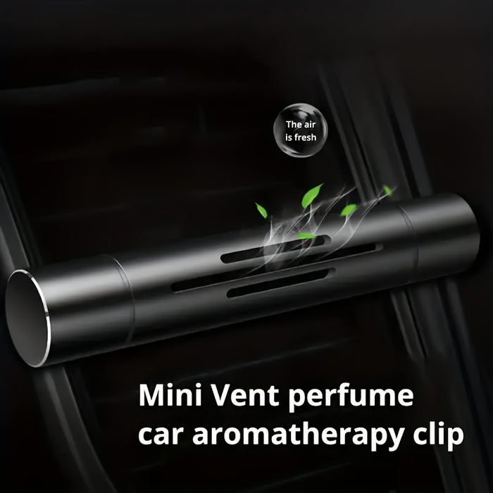 Car Air Freshener Vent Clip with Essential Oil Scents - Aromatherapy Diffuser for Refreshing Fragrance - 5 Scent Sticks and Holder