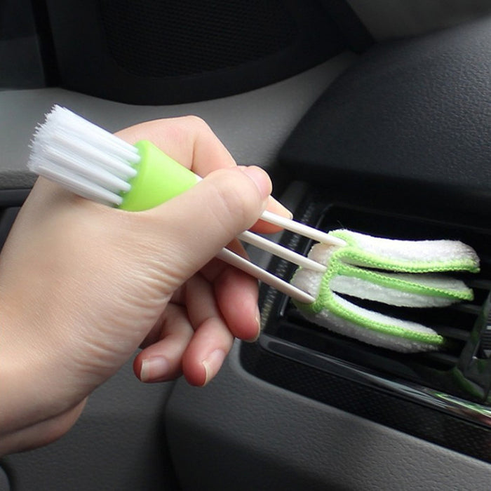2-in-1 Car Air Conditioning Vent Dust Cleaner: Internal Cleaning Tool for Interior Air Vents