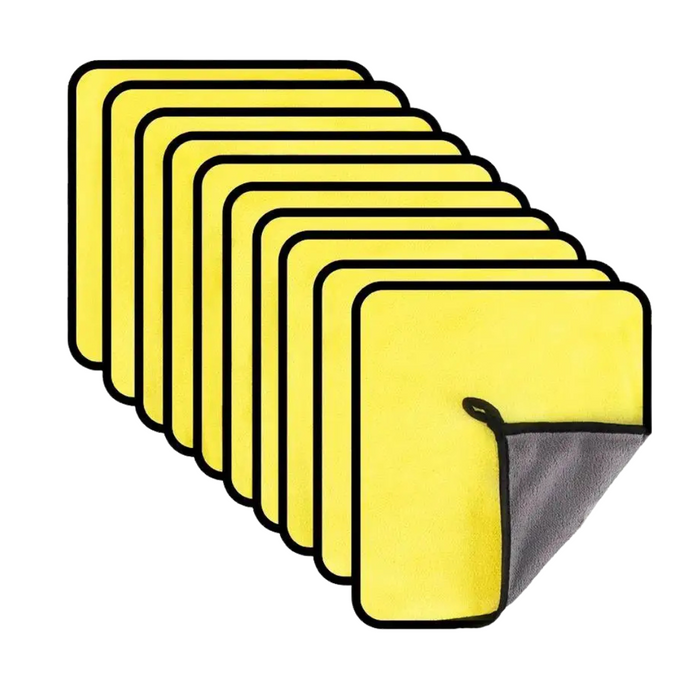 Microfiber Car Cleaning Towel Thicken Soft Drying Cloth Auto Body Washing Towels Double Layer Clean Rags Detailing