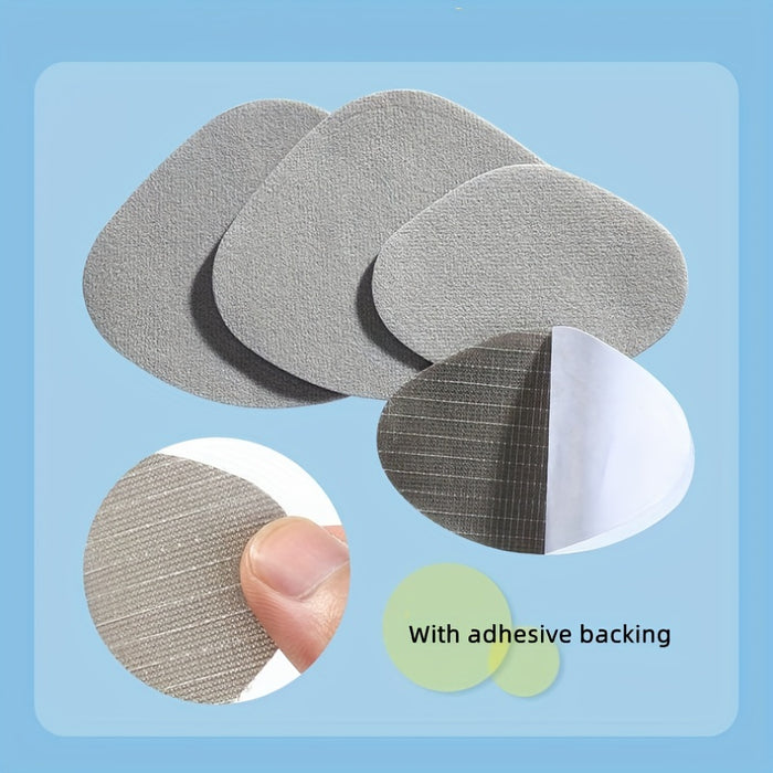 Athletic Shoe Heel Repair Patch - Mesh Upper & Inner Lining Anti-Wear Fabric, Prevents Holes & Cracks, Ideal for Sneaker Restoration, Heel Protection | Snug Fit Design | Textured Surface, Shoe Accessories