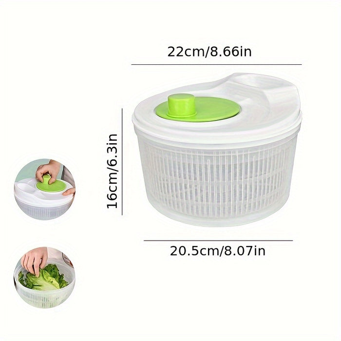 1pc versatile RV kitchen kit: vegetable and fruit dryer, salad spinner, colander basket and drainer-save time and effort for RV travel, camping, preparing healthy meals