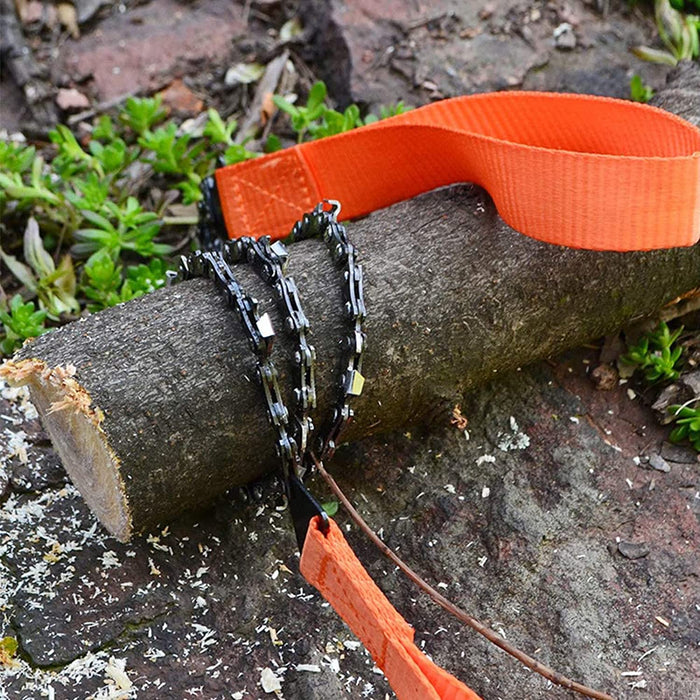 Ultimate Pocket Chainsaw: Portable, Non-Slip Handle & Sharp Teeth Blades for Garden, Wood Cutting, Hiking & Camping