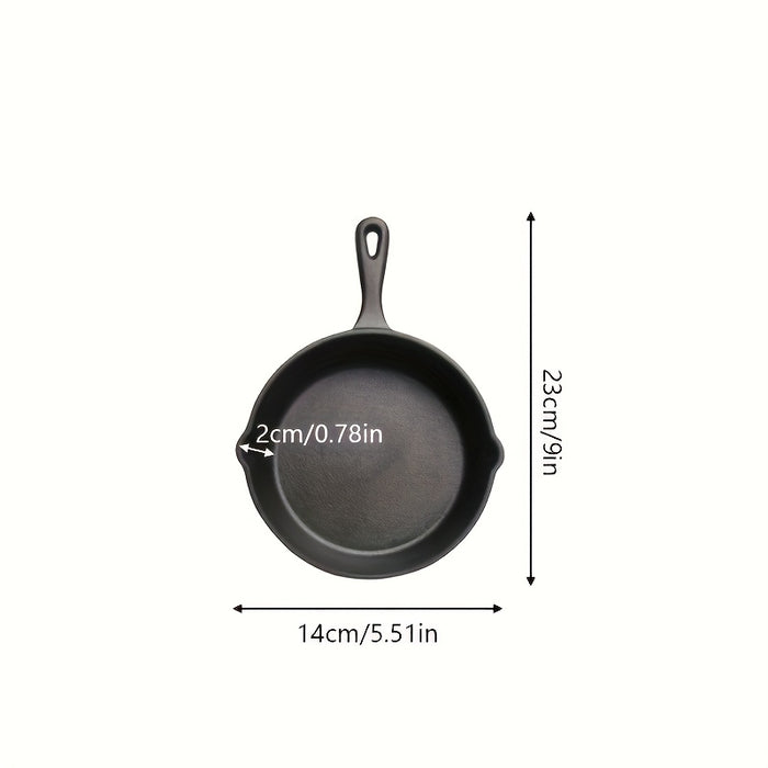 3PCS\4PCS\5pcs Cast Iron Skillet Set, Cast Iron Pan Without Coating Set, 6 Inch/8 Inch/10 Inch Cast Iron Frying Pan, Household Pan, Kitchen Accessories, Home Cook