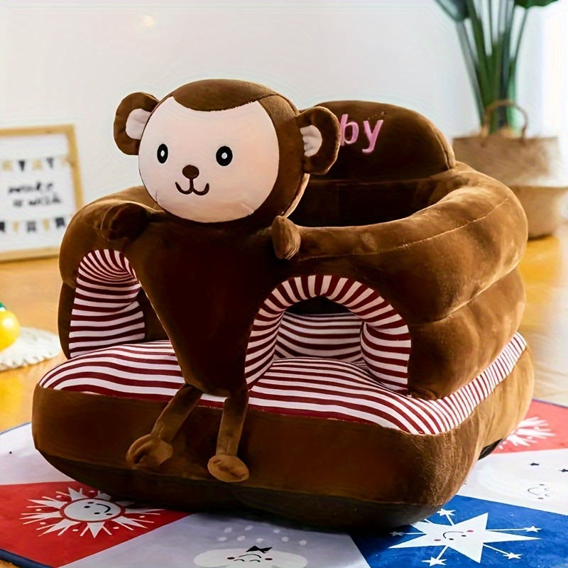 1 Cute Cartoon Youngsters Sofa Chair - Soft, Thickened, Sturdy Green Safe for Youngsters to Safely Learn to Sit And Play - Portable, Space-saving Design