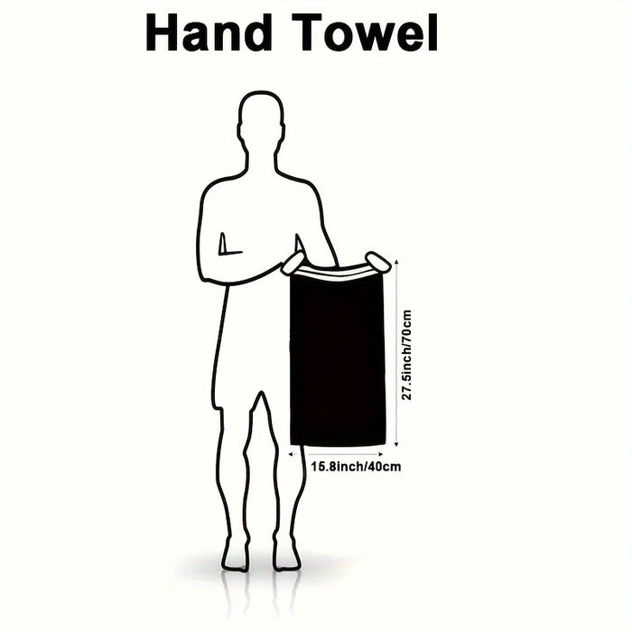 4-Pack Luxurious Cotton Hand Towels - Woven Face Towels, Highly Absorbent, Soft & Skin-Friendly for Home, Hotel, Spa