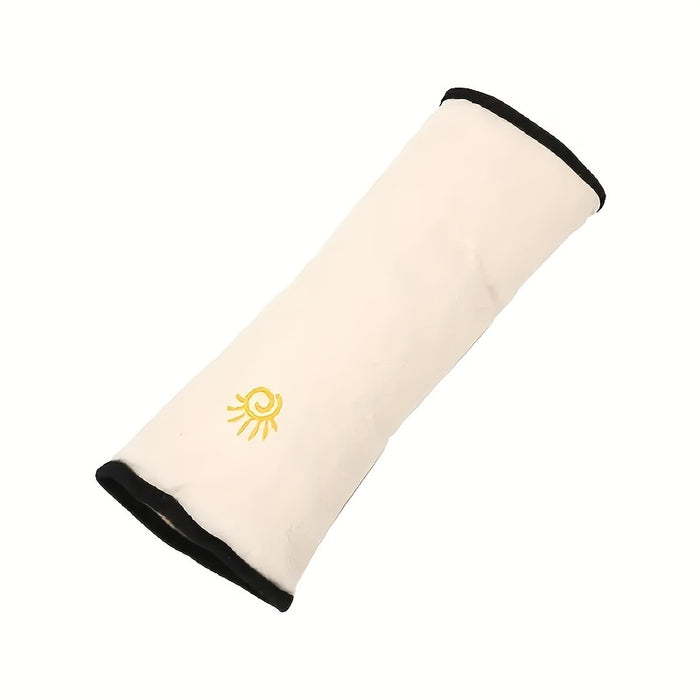 1pc Car Safety Shoulder Guard, Seat Belt Adjustment Retainer, Anti-Strangle Neck Seat Belt, Safety Seat Belt Pillow, Car Belt Plush Breathable Cushion Vehicle Shoulder Protection
