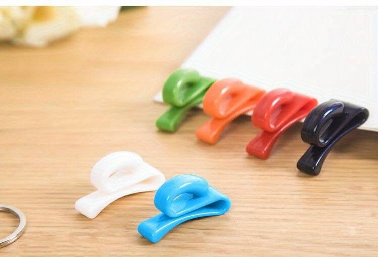 2pcs Keys Clips Plastic Bag Hook Keys Clips Keys Holder Hook Folder For Purse Handbags Backpacks