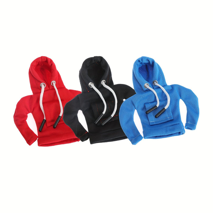 Large Universal Car Gear Shift Cover Hoodie, Fashionable Mini Hooded Sweatshirt for Auto Gear Stick Shifter Knob, Interior Accessories Decor