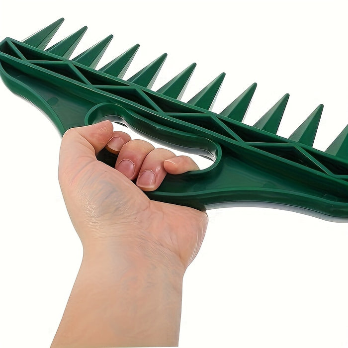 1pc Durable Green Plastic Handheld Garden Seeder Tool, 12-Hole Quick Seed Dispenser, Waterproof Planting Booster for Efficient Gardening - Ideal for Flower Beds & Vegetable Gardens, Gardening Tools