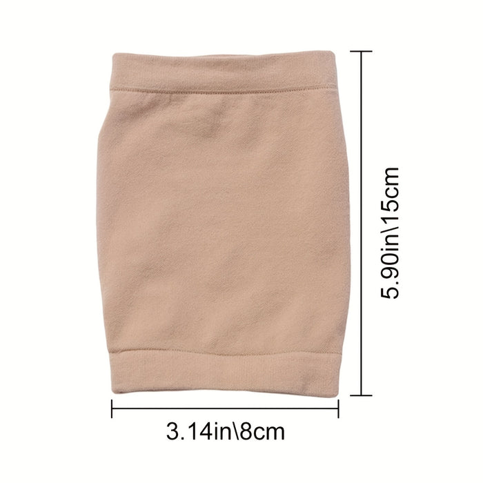 Silicone Moisturizing Heel Sleeves - 1 Pair For Women And Men, Exfoliates, Softens, And Supports Heels, Preventing Cracking