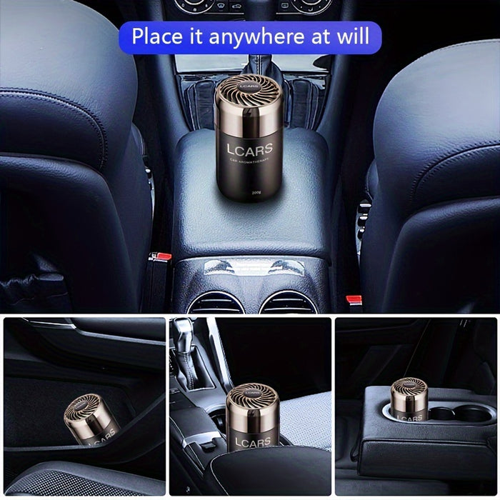 1pc LCARS Car Aromatherapy Balm - Long-Lasting Fragrance for Vehicle, Home, and Office Use - Elegant Men'S Cologne Scent - Odor Eliminator - Single Pack