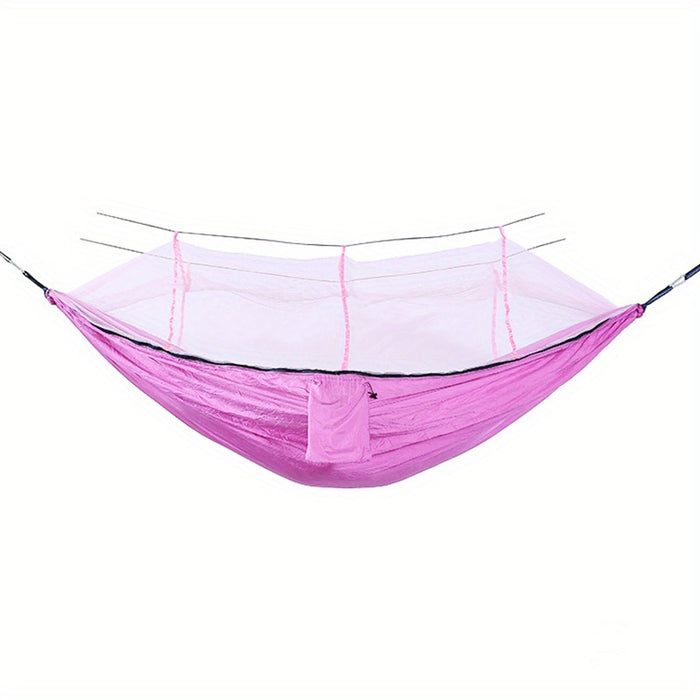 Anti-Rollover Double Hammock with Mosquito Net for Outdoor Camping and Home Use Christmas Gift