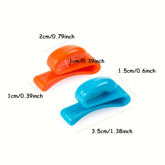 2pcs Keys Clips Plastic Bag Hook Keys Clips Keys Holder Hook Folder For Purse Handbags Backpacks