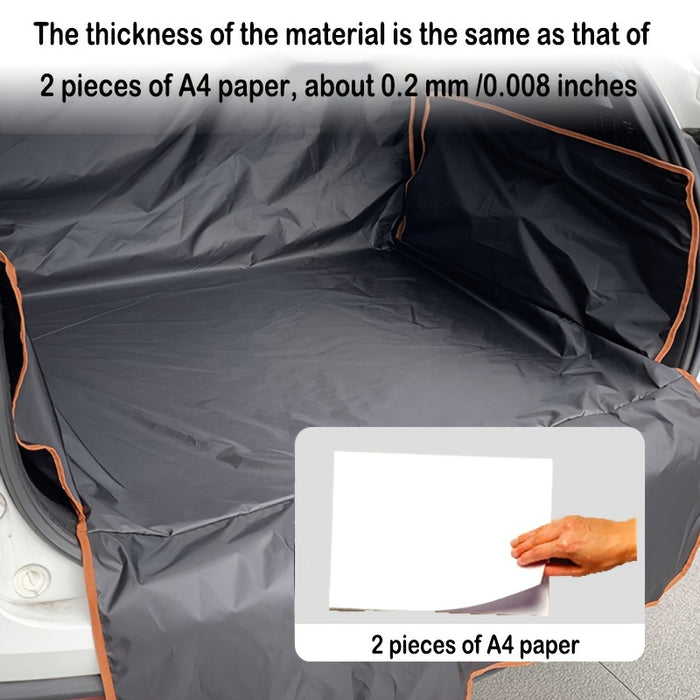 Waterproof & Scratch-Resistant Car Trunk Mat for SUVs, Pet-Friendly Trunk Liner with Dirt-Resistant Backing