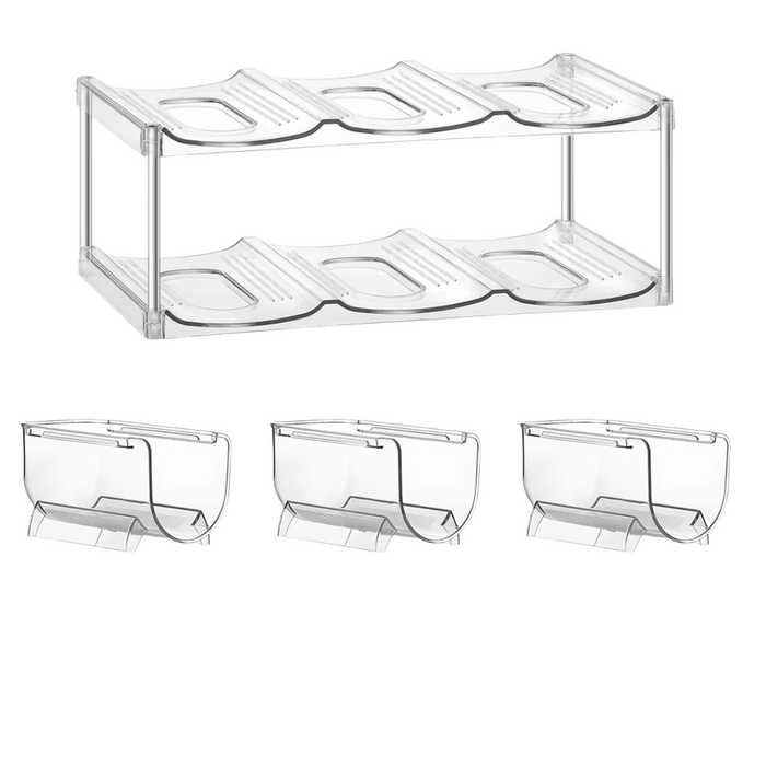 Multilayer Water Bottle Organizer For Stanley Tumbler Organizer Cabinet Stackable Wine Rack Beverage Thermos Storage shelf