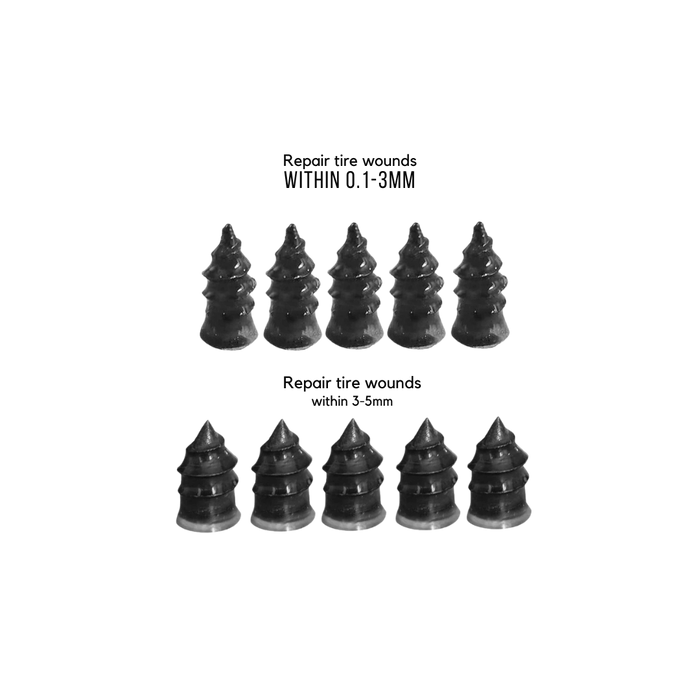 10/20/30pcs Car Vacuum Tyre Repair Nail Set Motorcycle Tire Puncture Repair Kit for Auto Bike Tubeless Tire Repair Rubber Nails
