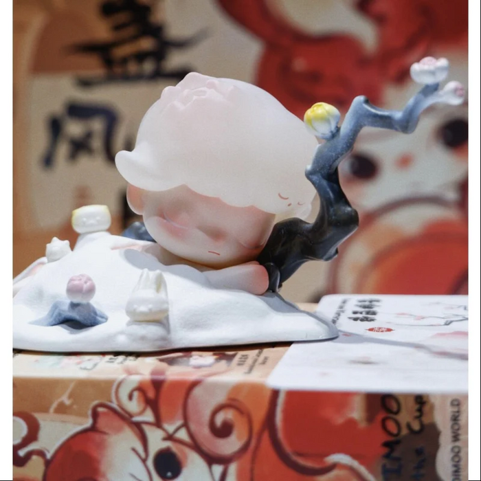 Dimoo Stories In The Cup Series Blind Box Mystery Surprise Box Cute Doll Ornament Toy Gift