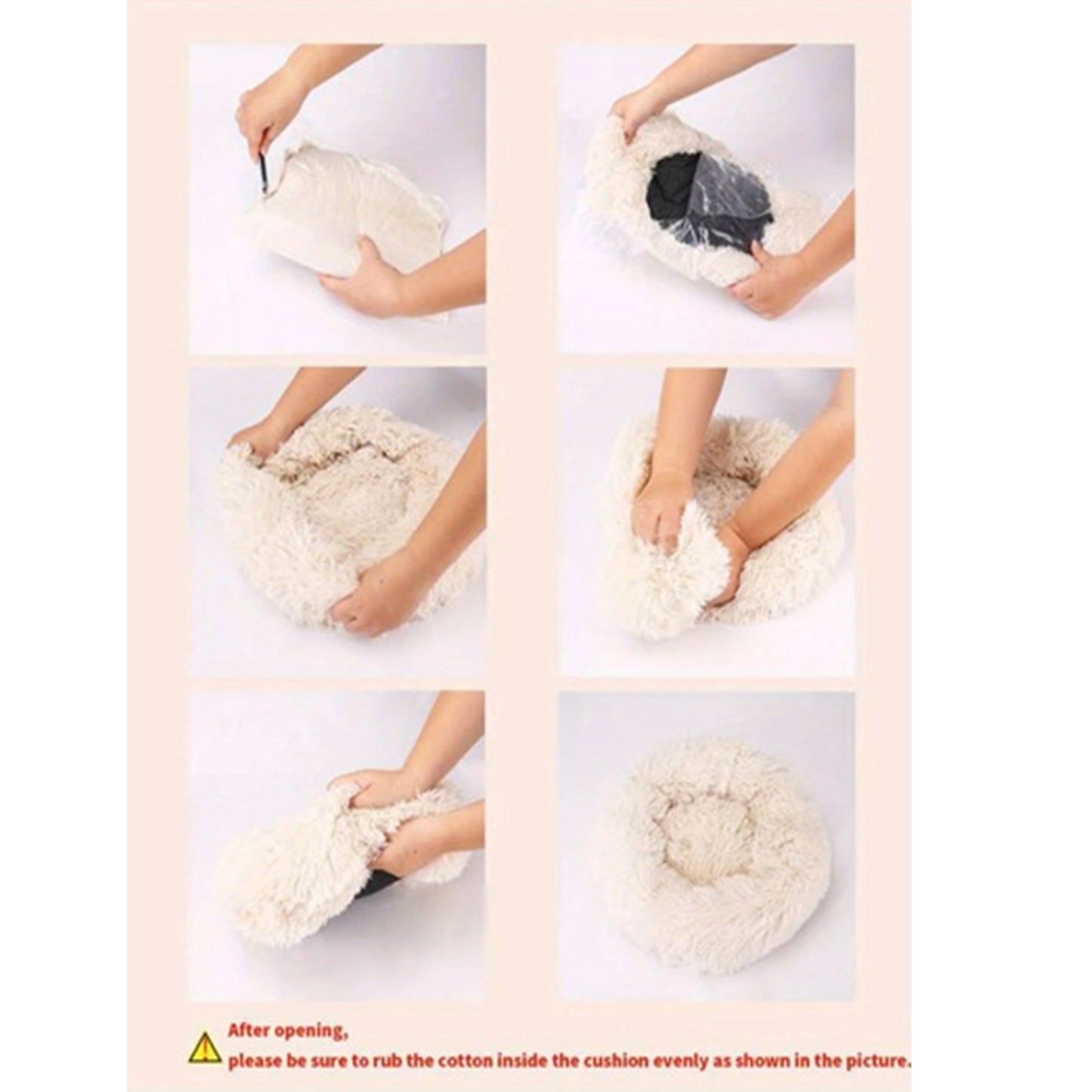 Soft Long Plush Cat kennel dog kennel winter warm pet bed Cat Bed Cat Mat Animals Sleeping Sofa Christmas Gift