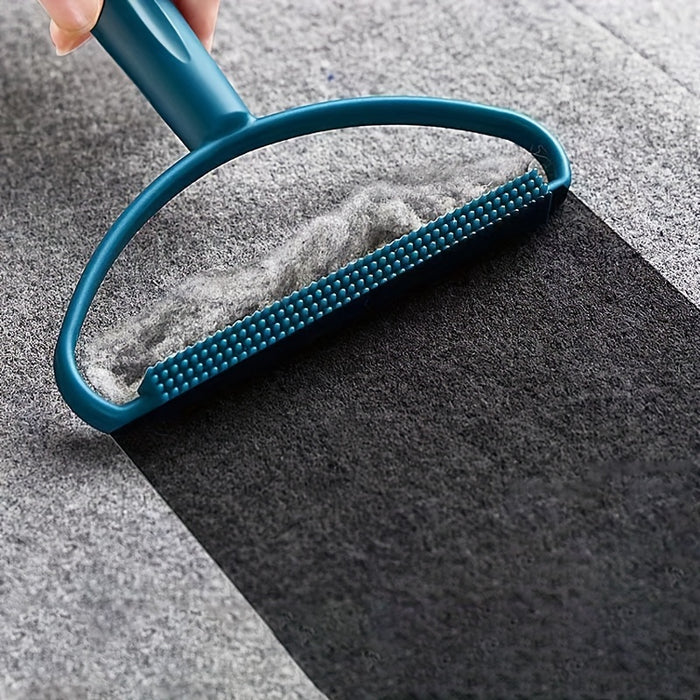 1pc Pet Hair Remover Tool for Dogs - Durable Plastic Lint Roller with Teal Handle, Coat Shaver & Fur Ball Trimmer for Home Use, Pet Grooming Tool|Functional Pet Accessory|Comfortable Grip