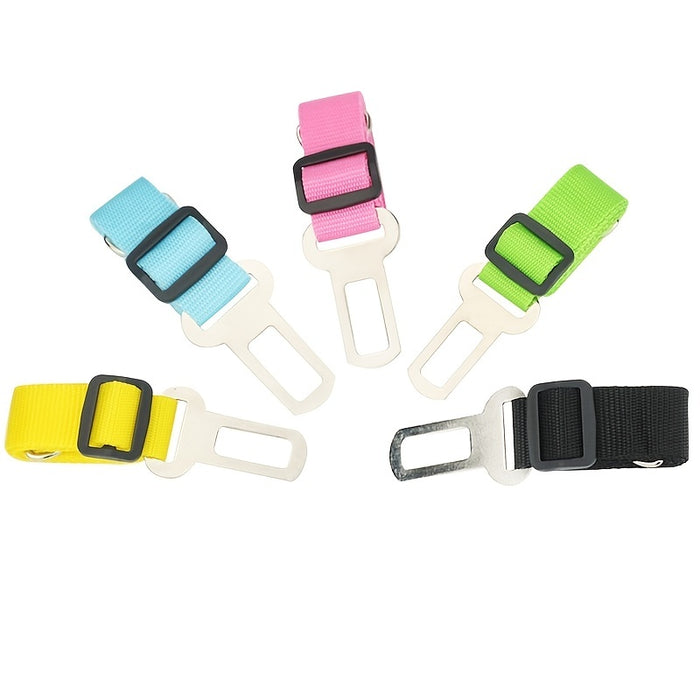 1pc Adjustable Car Seatbelt Harness for Pets, Dog & Cat Safety Seat Belt Lead