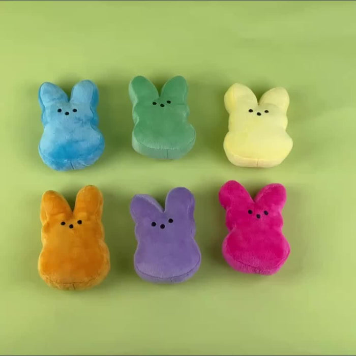 6pcs Easter Bunny Plush Toys Cute Animal Bunny Stuffed Doll Toy Desktop Sofa Decor Comfort Doll Pillow Toys For Kids Easter Decoration, 13cm/5.11inch