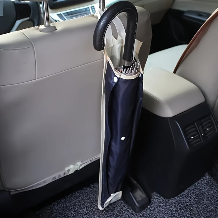 Waterproof Umbrella Holder for Cars, a Storage Organizer for Car Seat Back Pockets. Use This Waterproof Hanging Umbrella Storage Bag to Keep Your Vehicle Tidy And Dry! (29.5*6.8*2) Inches