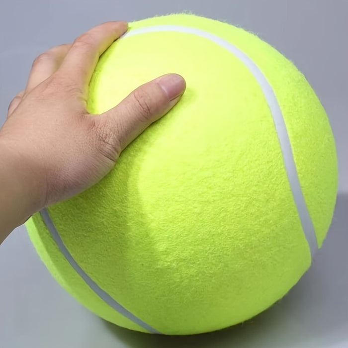 1pc Interactive Dog Toy - 24cm/9.5in Pet Tennis Ball For Training And Playtime
