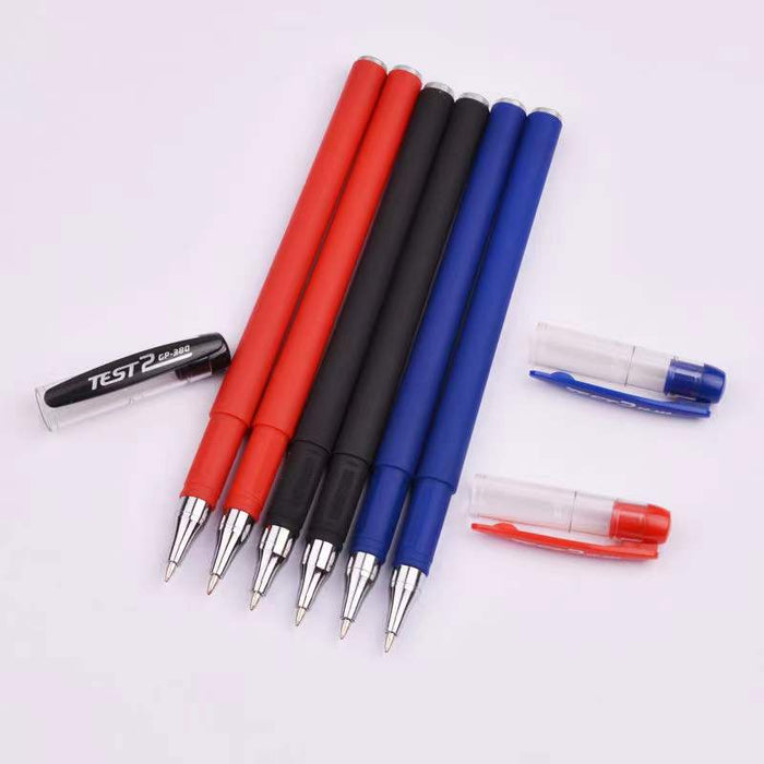 10-piece 10-Piece Gel Pen Set: Red, Black, Water & Carbon Pens for Students, Exams & Office Use