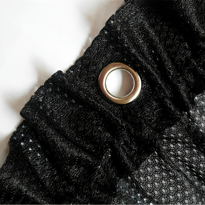 Summer Car Sunshade Curtain Car Side Barrier Suction Cup Curtain Sedan Truck Van Black Gauze Mesh Sunshade