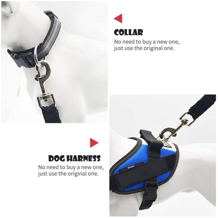 1pc Adjustable Car Seatbelt Harness for Pets, Dog & Cat Safety Seat Belt Lead
