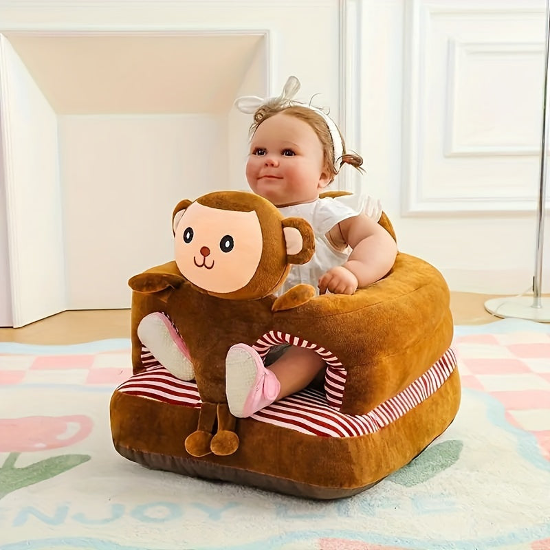 1 Cute Cartoon Youngsters Sofa Chair - Soft, Thickened, Sturdy Green Safe for Youngsters to Safely Learn to Sit And Play - Portable, Space-saving Design